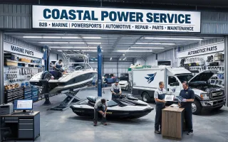 Marine and powersport service shops